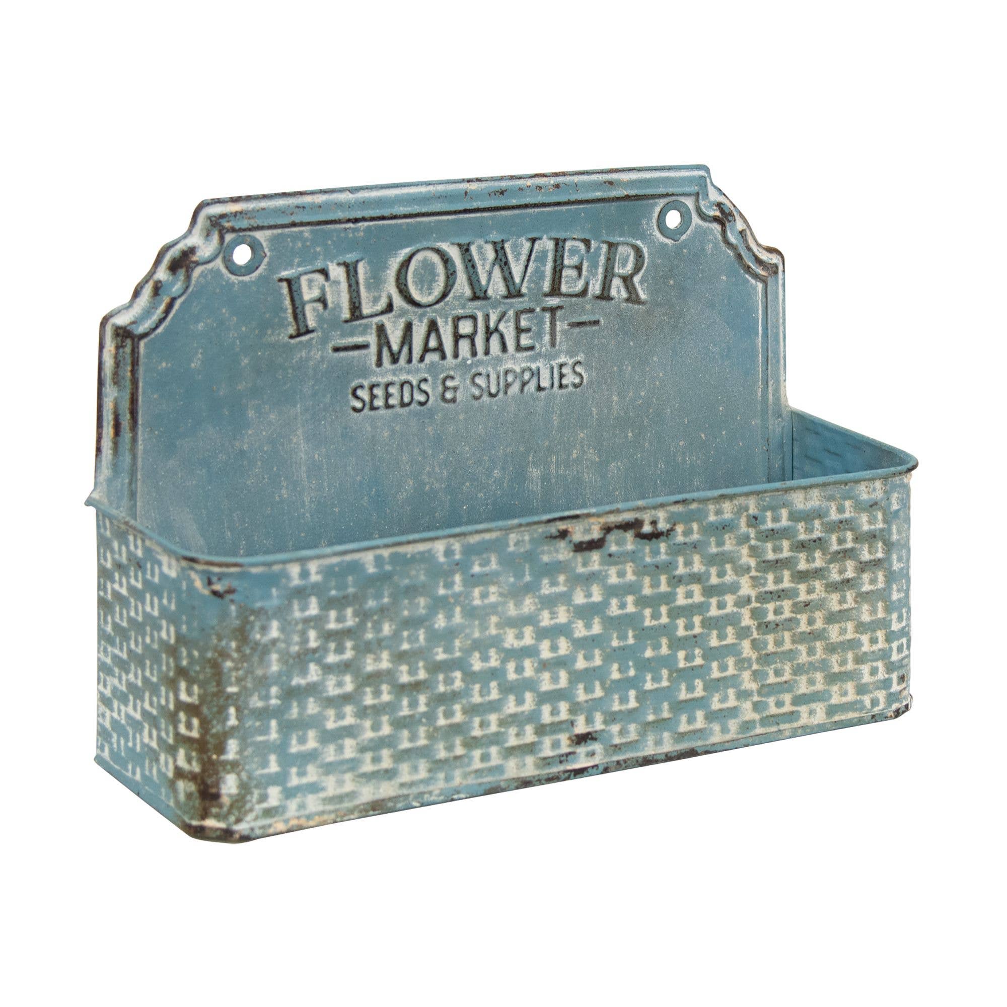 Flower Market Metal Basket