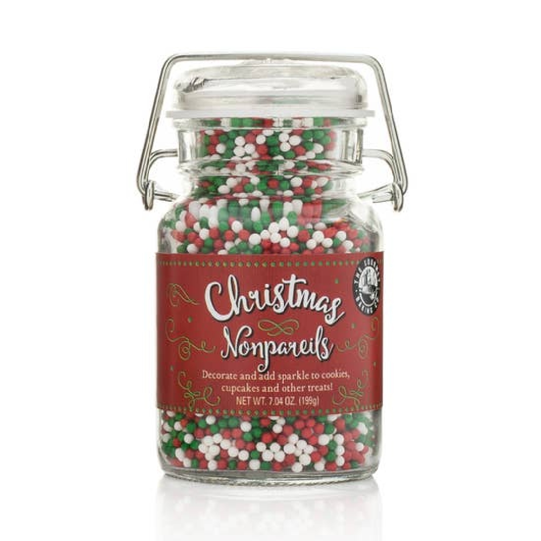 Christmas Nonpareils Dot Sprinkles