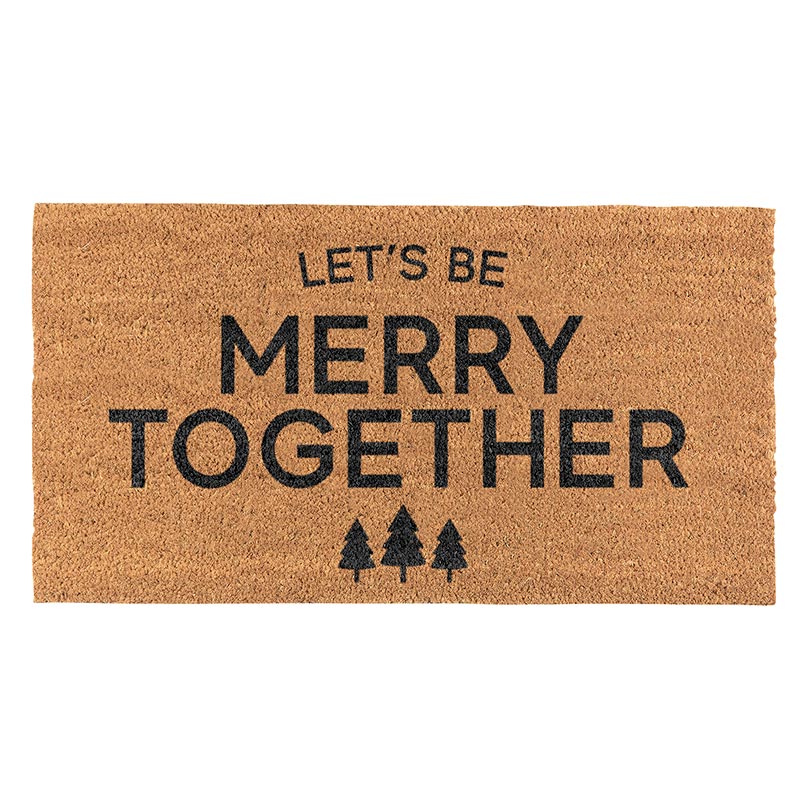 Lets Be Merry Doormat