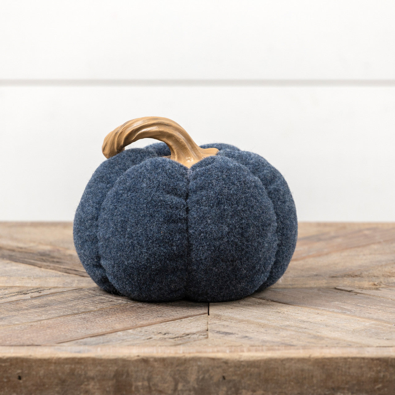 Navy Wool Pumpkin