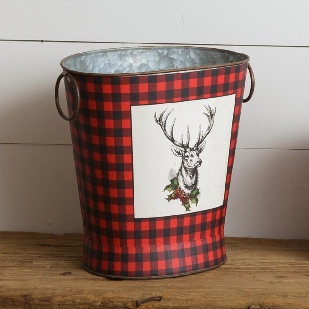 The Buck Standard Plaid Container