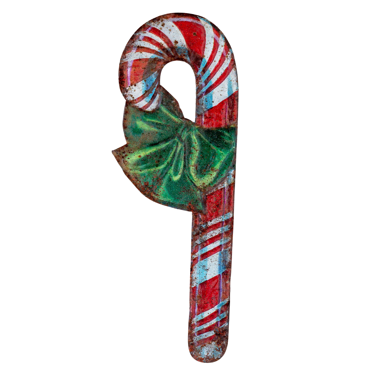 Vintage Candy Cane Wall Plaque