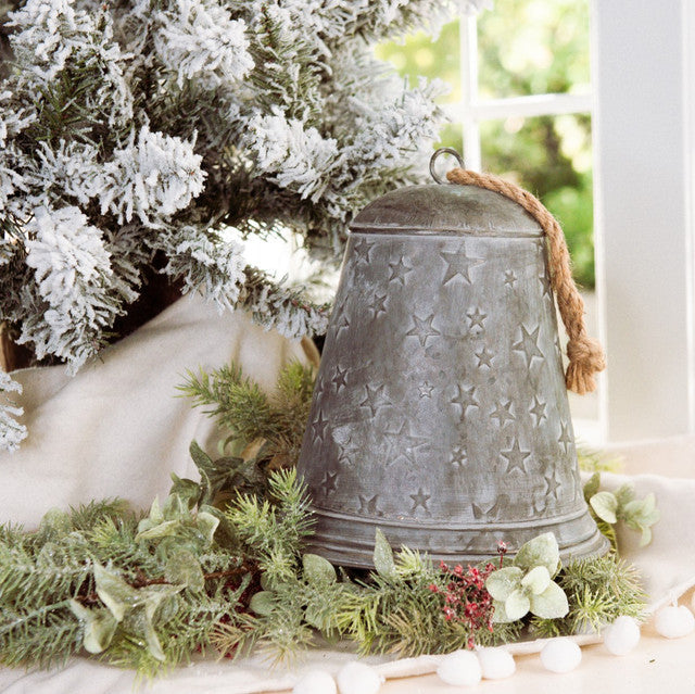 10.75" Holiday Stars Bell