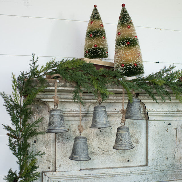 26" Holiday Rustic Hanging Bells