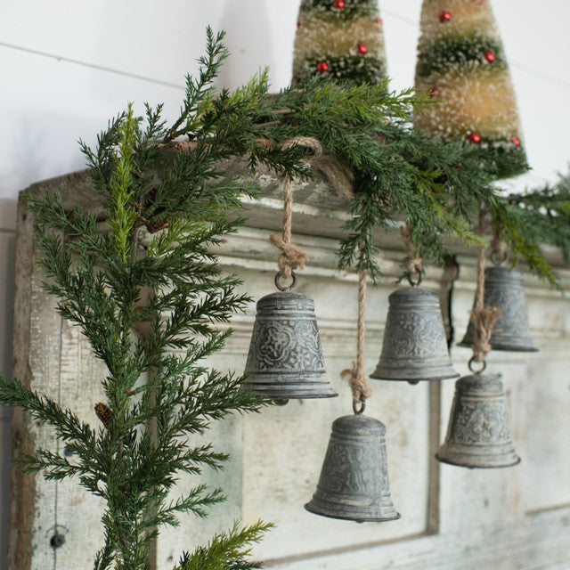 26" Holiday Rustic Hanging Bells