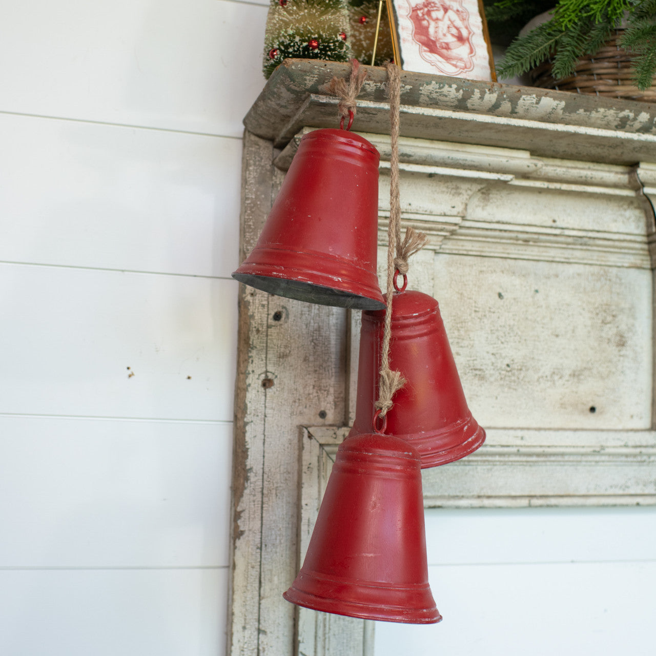 31" Holiday Red Hanging Bells