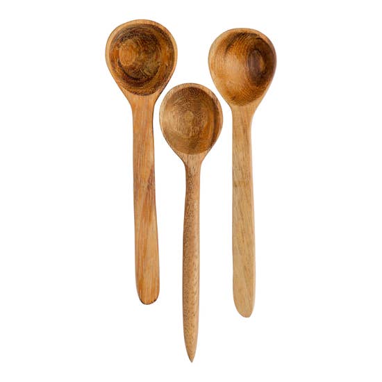 Carved Wooden Spoon Set