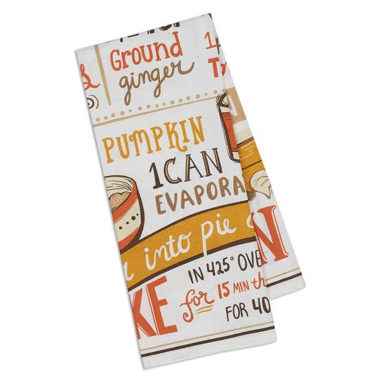 Pumpkin Pie Recipe Towel (5610090594461)