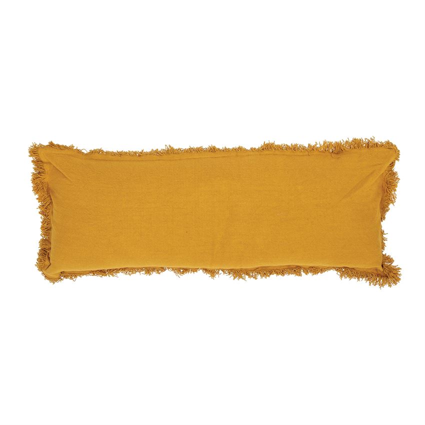36" Mustard Cotton Pillow (5610006216861)
