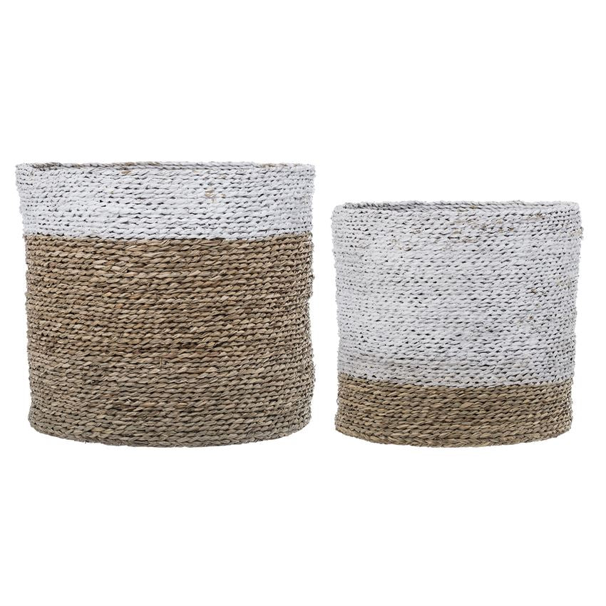 Dipped Seagrass Baskets (Set of 2) (5610036297885)