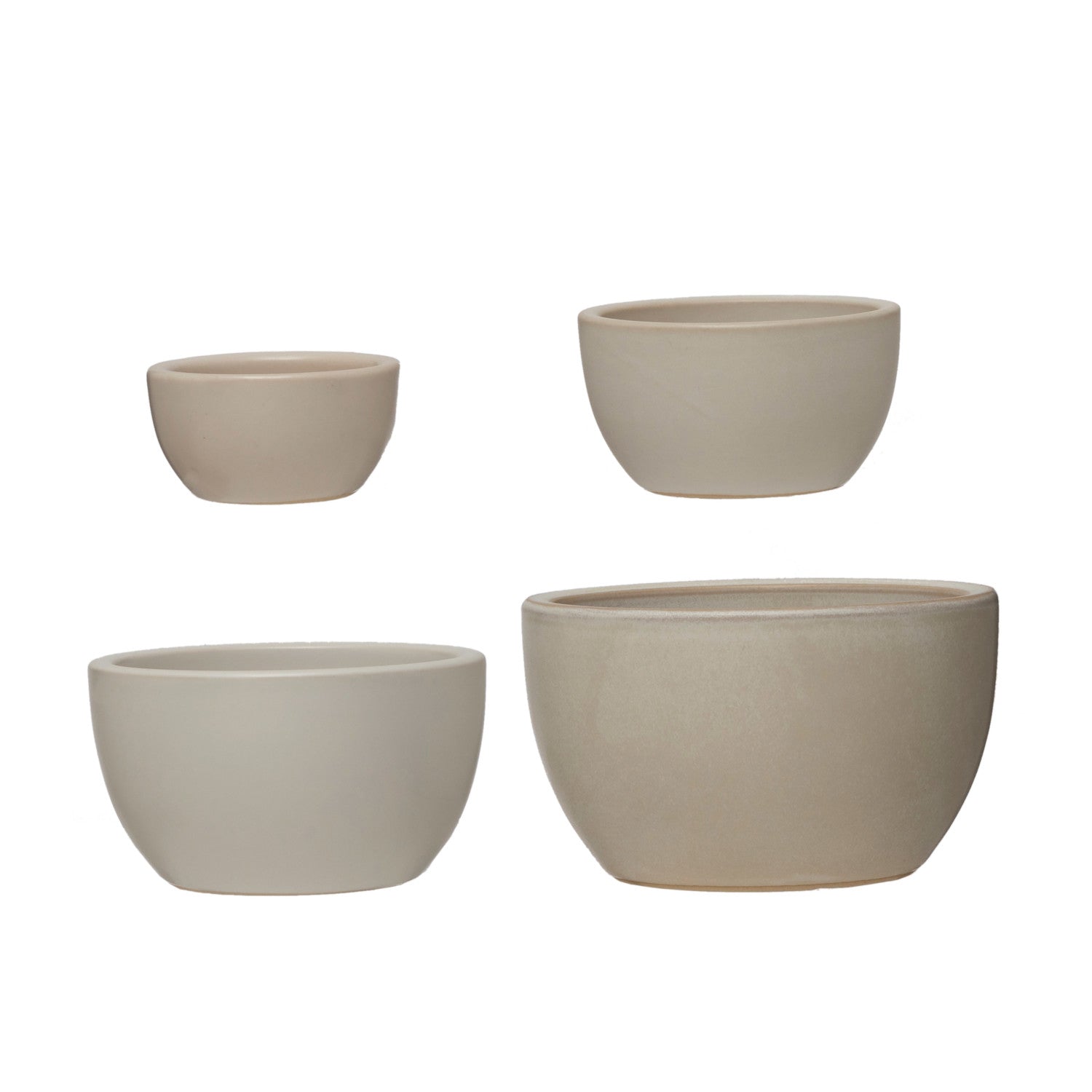Neutral Sotneware Pinch bowls (S/4)
