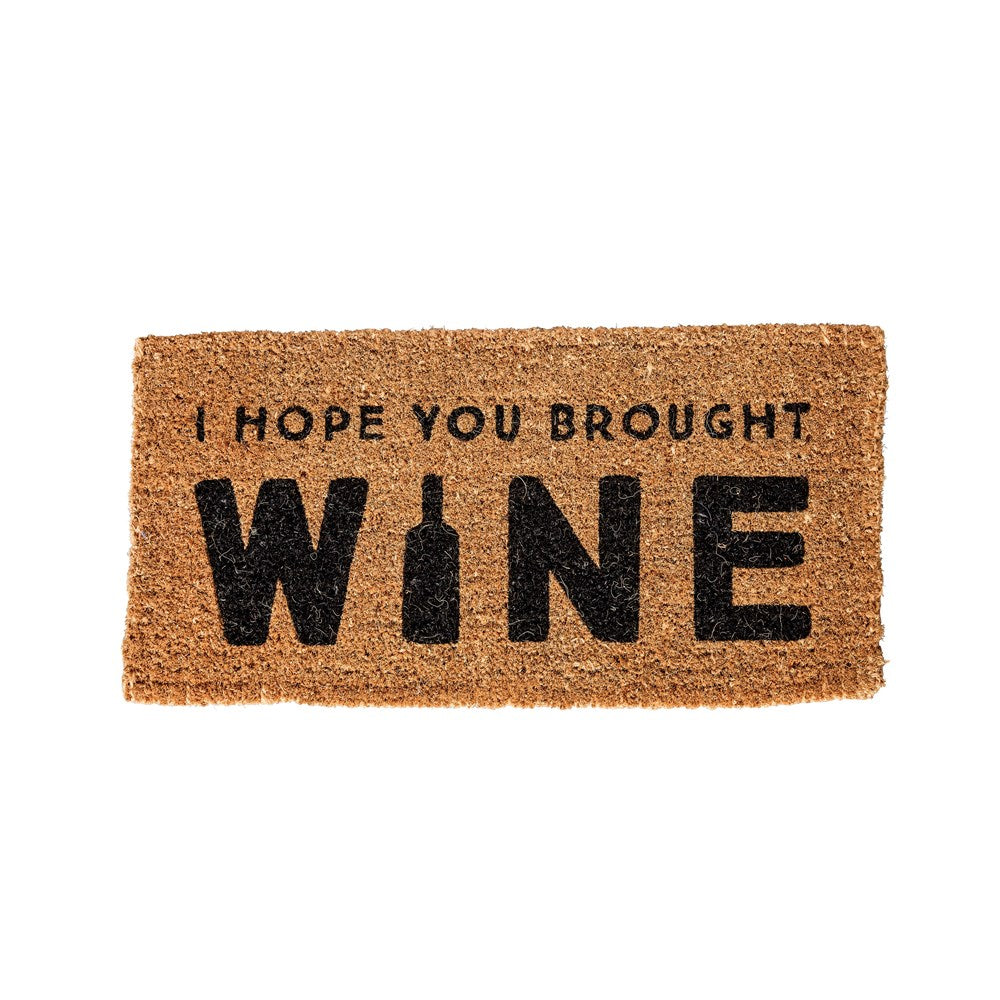 Brought Wine - Coir Doormat (5609963454621)