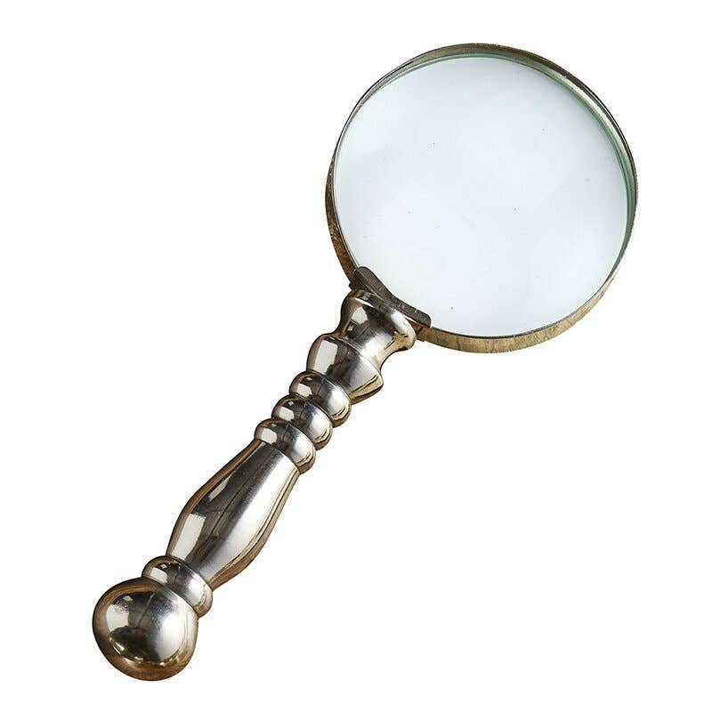 Silver Handle Magnifying Glass