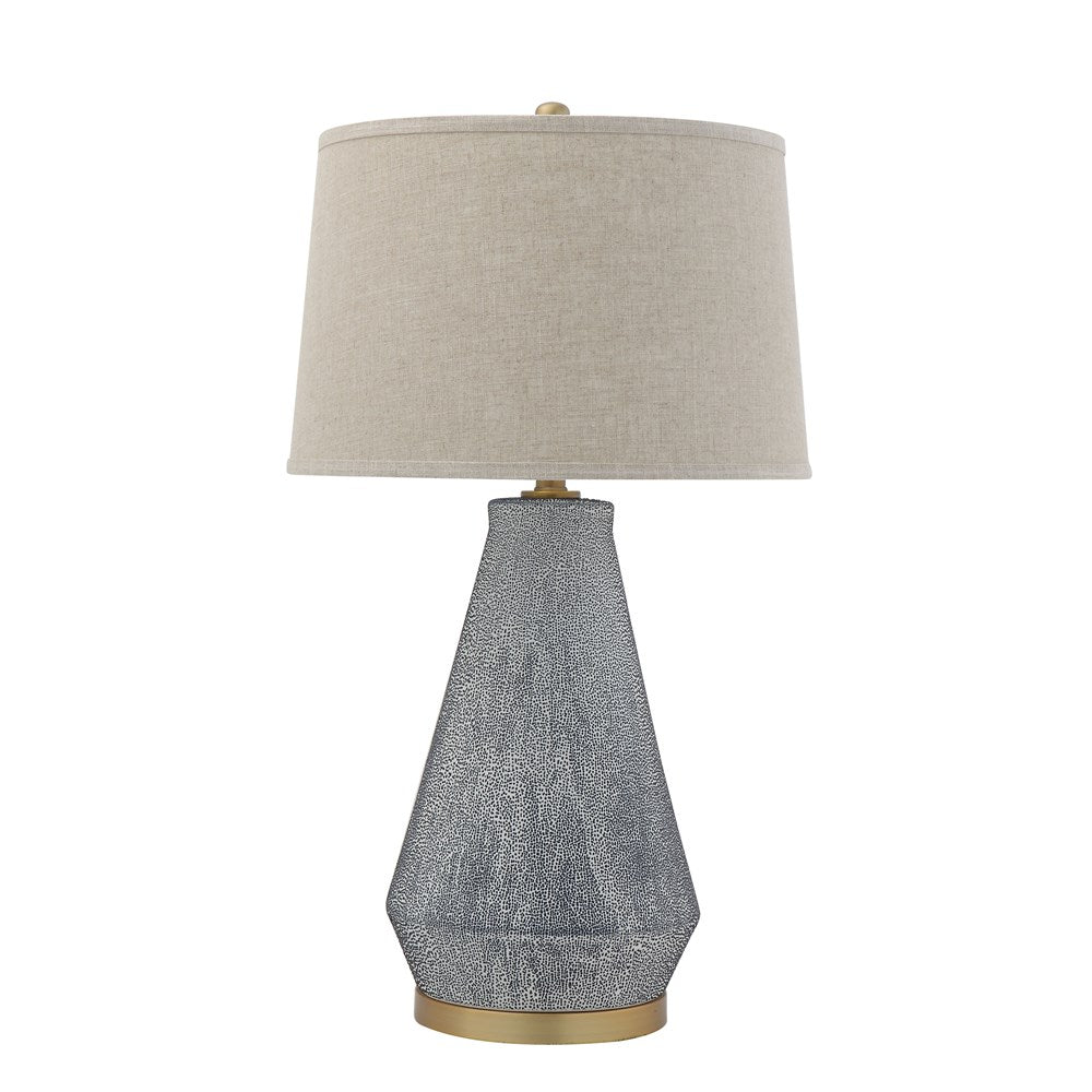 Blue Textured Table Lamp (5667323281565)