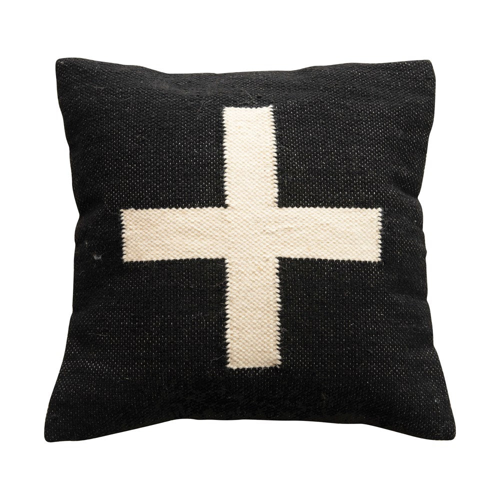 Wool Swiss Cross Pillow