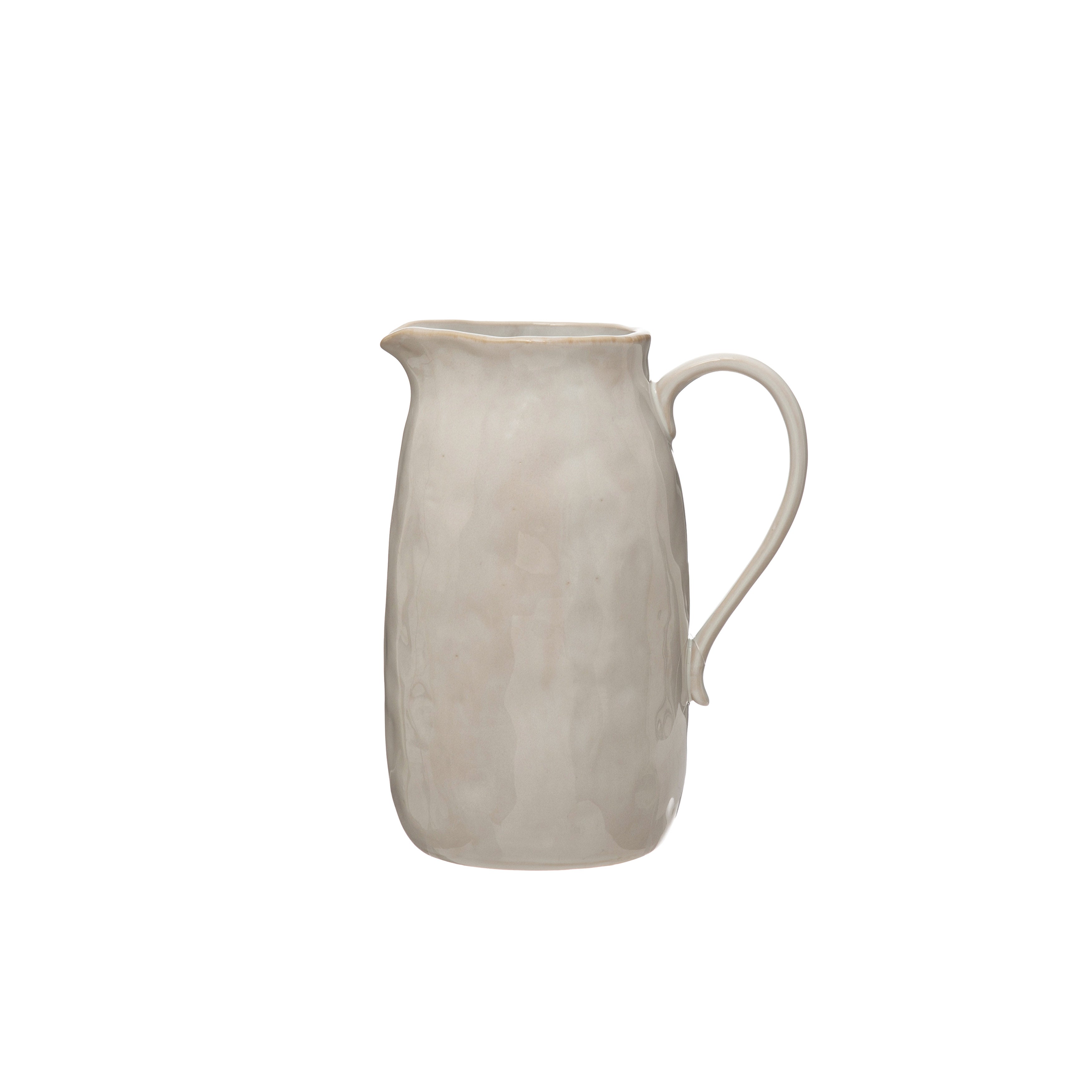 French Provincial Stoneware Pitcher (S)