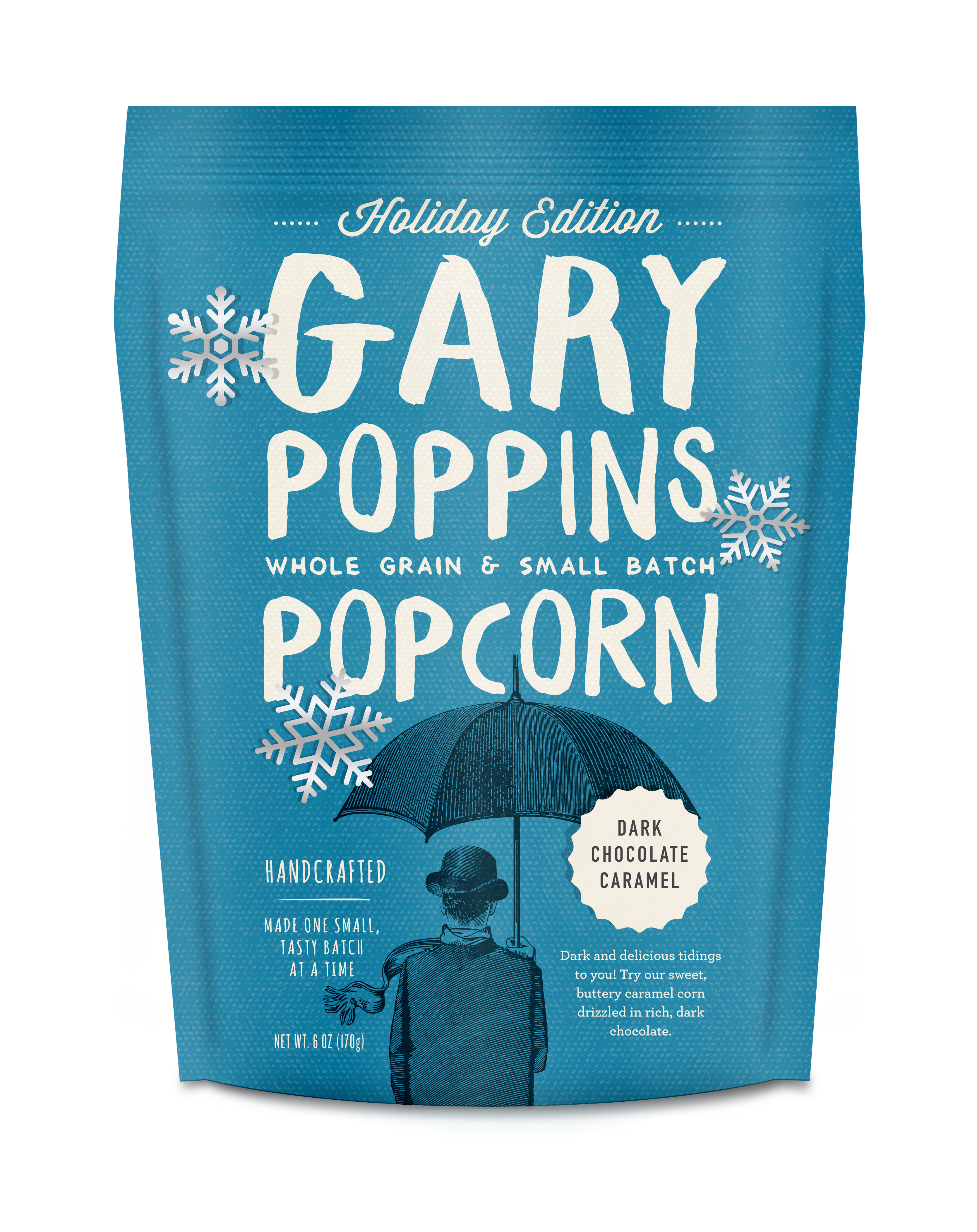 Gary Poppins Holiday Edition Popcorn - Dark Chocolate