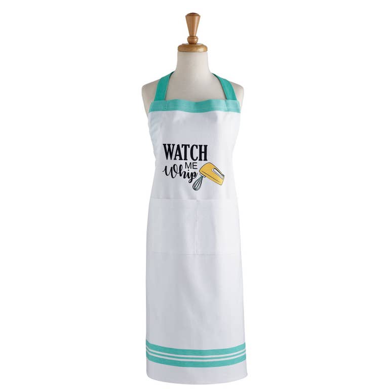 Watch Me Whip Printed Apron (5609845883037)