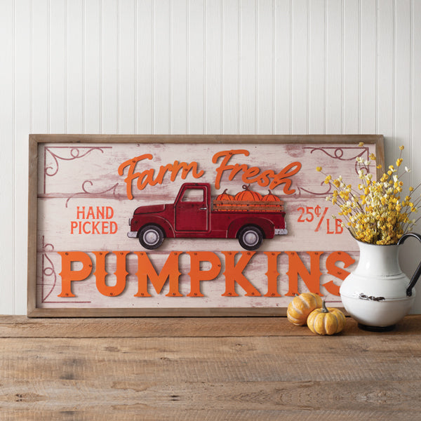 Farm Fresh Pumpkins Wall Art