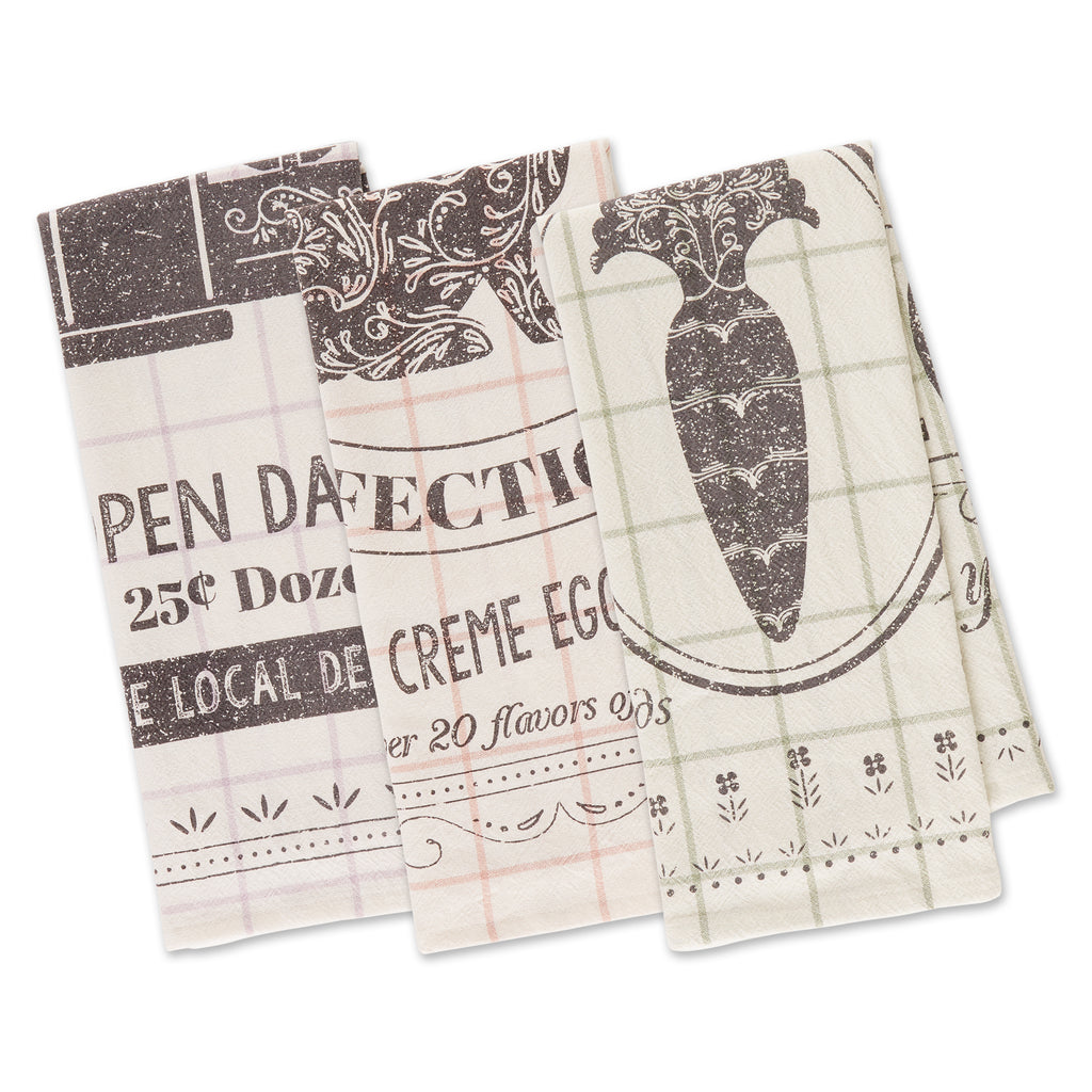 Cottontail Mercantile Printed Kitchen Towel