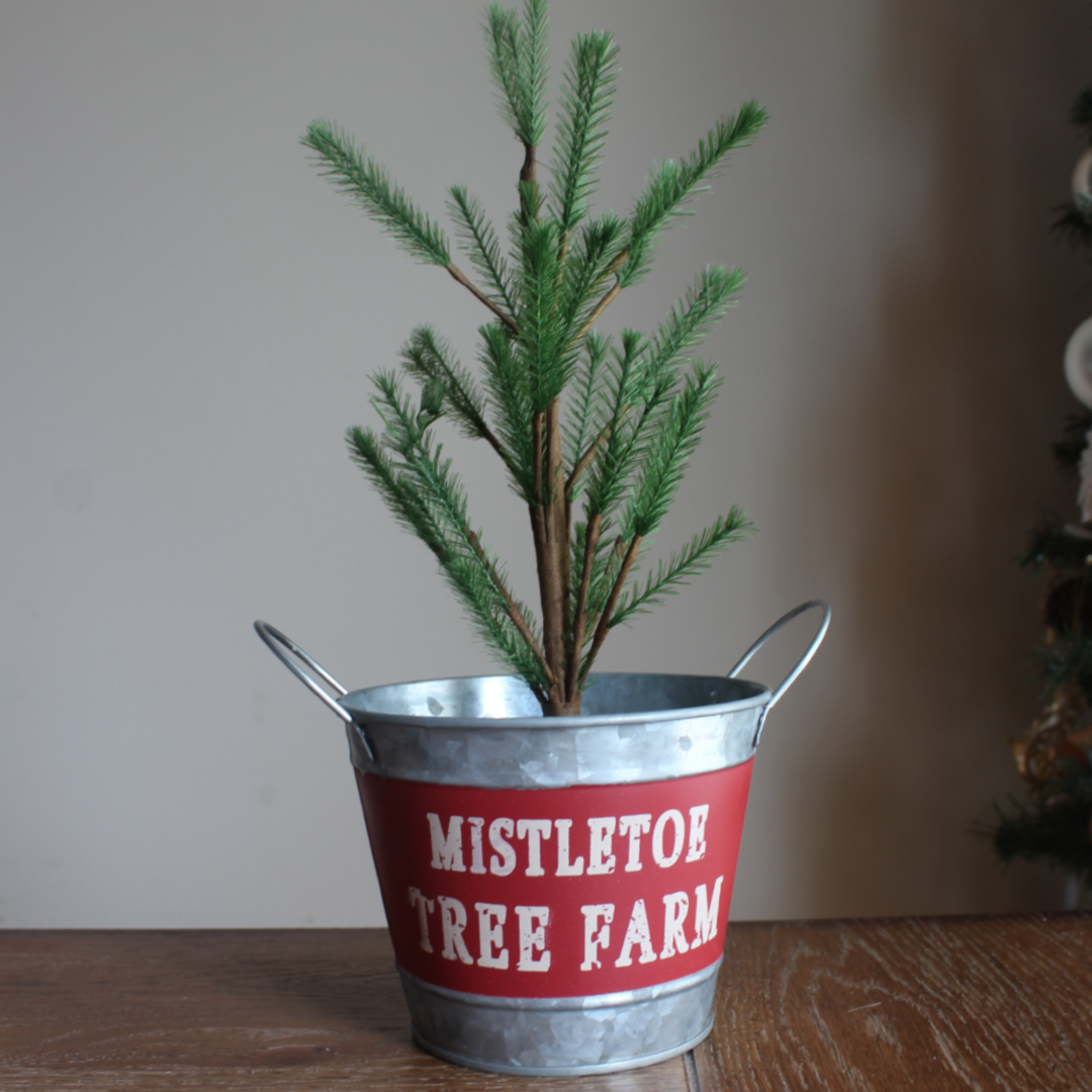 Mistletoe Tree Farm Bucket