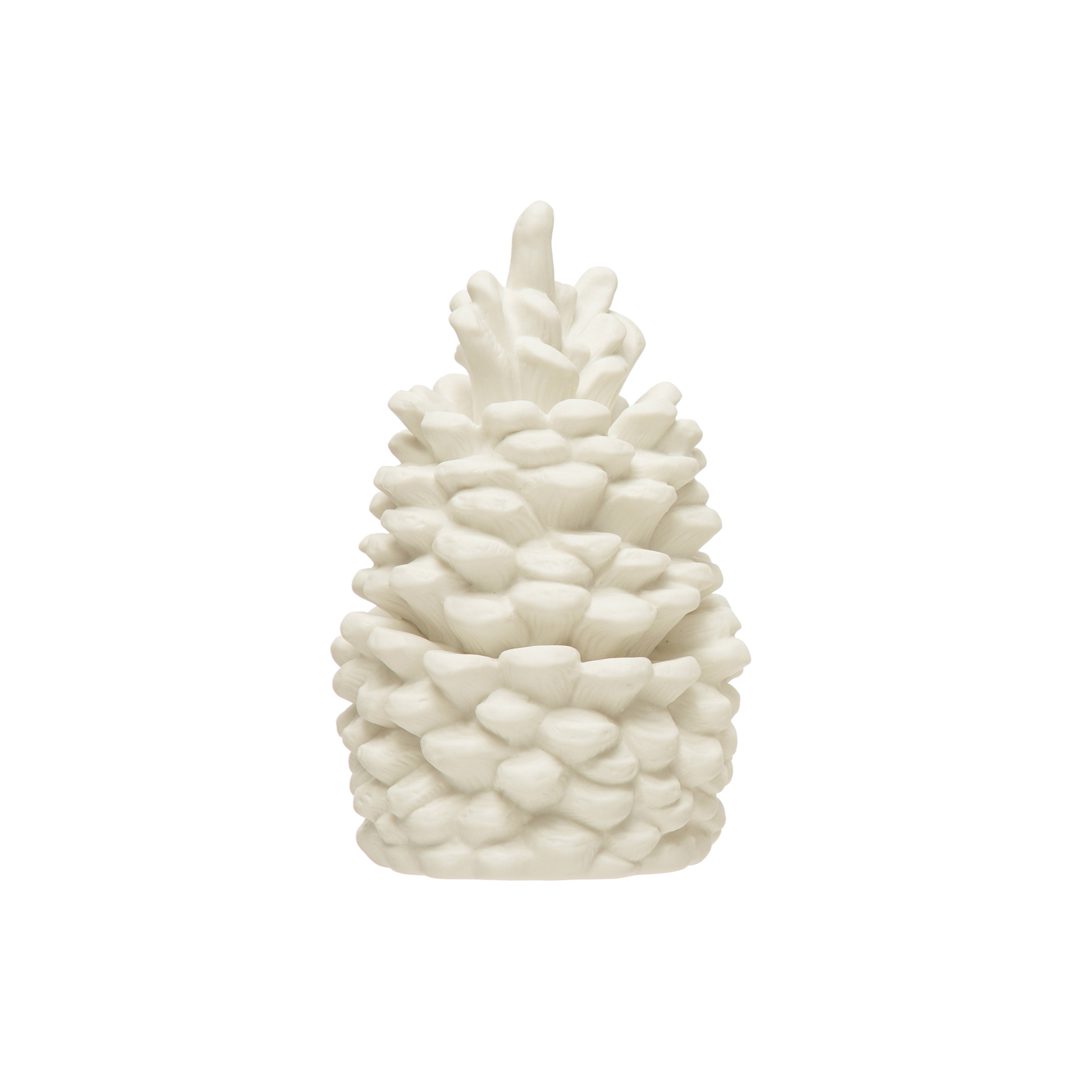 Bisque Pinecone Object (L)