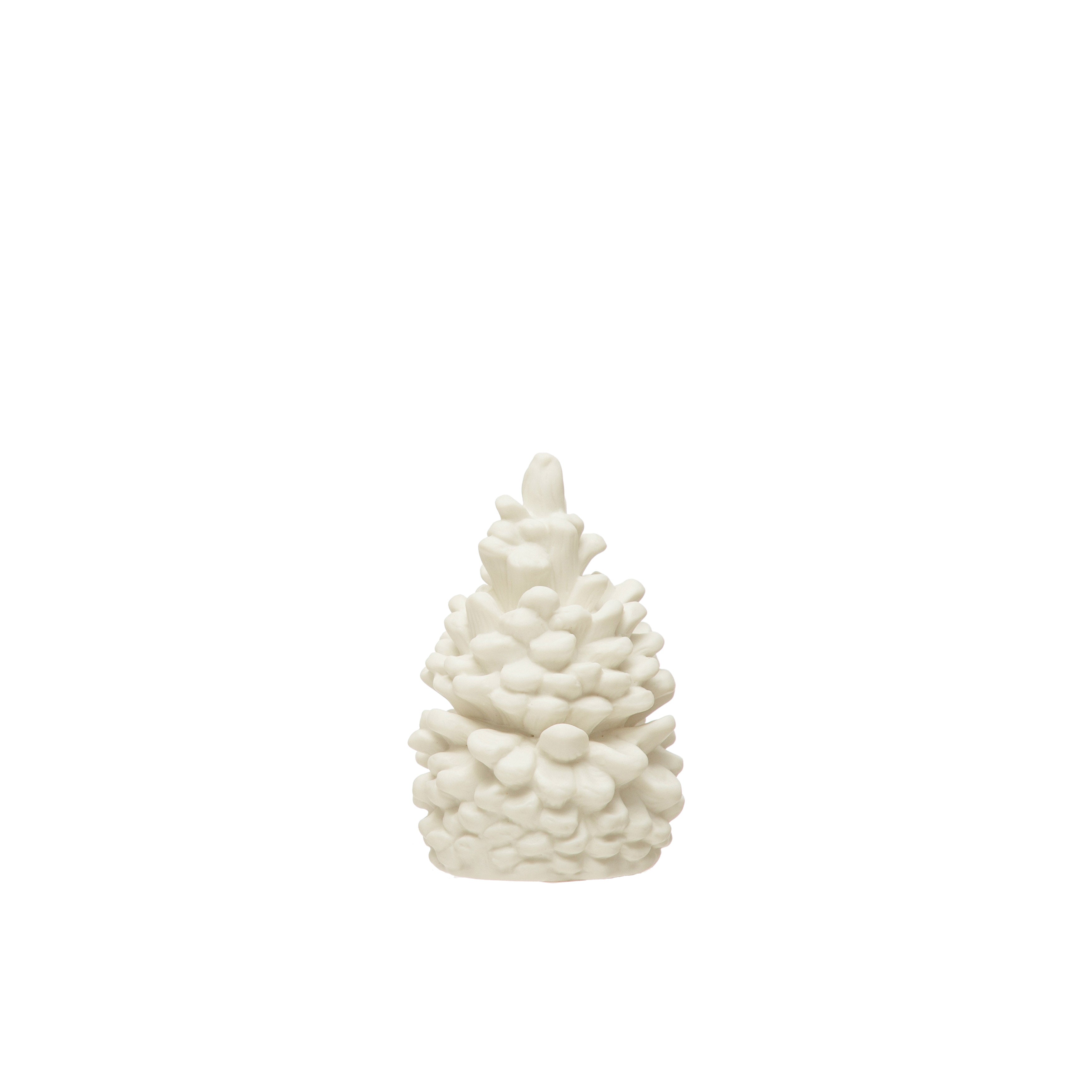 Bisque Pinecone Object (S)